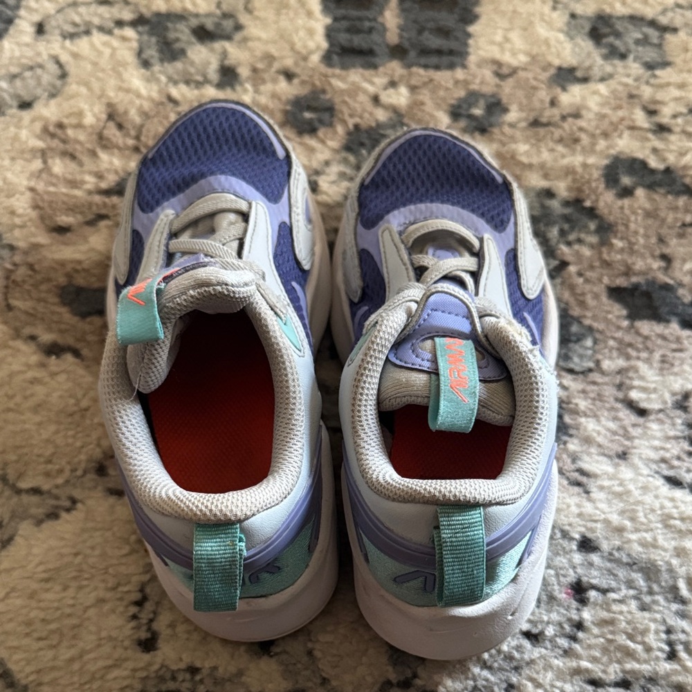 Nike Kids Purple and Gray Sneakers